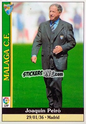 Sticker Peiró - Las Fichas De La Liga 1999-2000 - Mundicromo