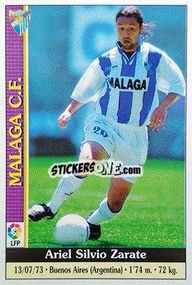 Sticker Zarate - Las Fichas De La Liga 1999-2000 - Mundicromo