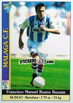 Sticker Ruano - Las Fichas De La Liga 1999-2000 - Mundicromo