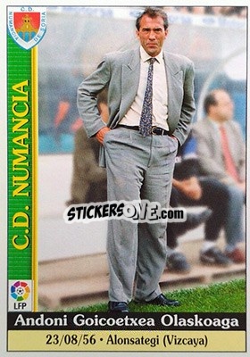 Cromo Goikoetxea - Las Fichas De La Liga 1999-2000 - Mundicromo