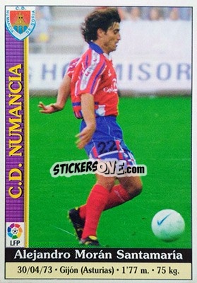 Cromo Morán - Las Fichas De La Liga 1999-2000 - Mundicromo