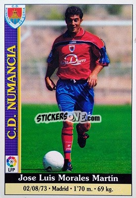 Cromo Morales - Las Fichas De La Liga 1999-2000 - Mundicromo