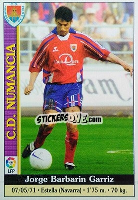 Figurina Barbarin - Las Fichas De La Liga 1999-2000 - Mundicromo