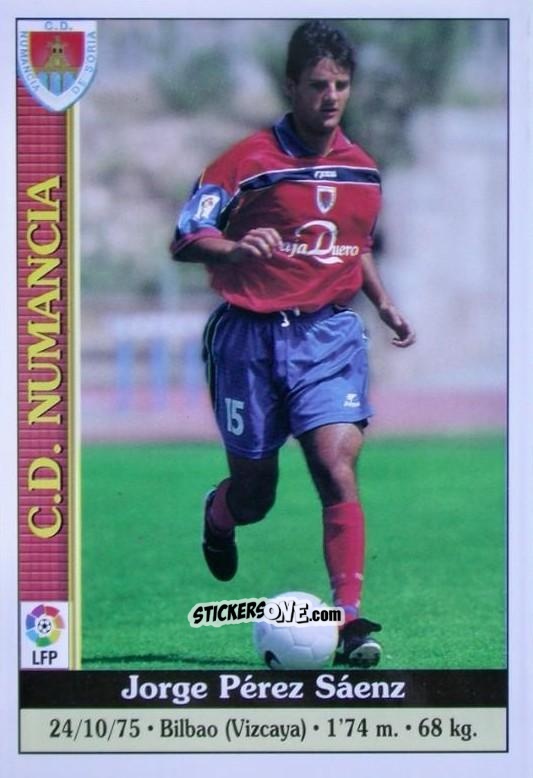 Sticker Jorge Perez - Las Fichas De La Liga 1999-2000 n. 324 - Mundicromo
