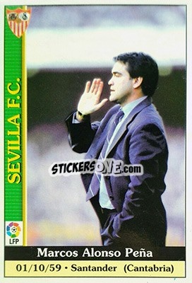 Cromo Marcos A - Las Fichas De La Liga 1999-2000 - Mundicromo