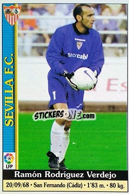 Cromo Monchi - Las Fichas De La Liga 1999-2000 - Mundicromo