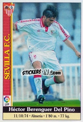 Sticker Hector - Las Fichas De La Liga 1999-2000 - Mundicromo