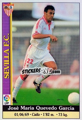 Sticker Quevedo - Las Fichas De La Liga 1999-2000 - Mundicromo