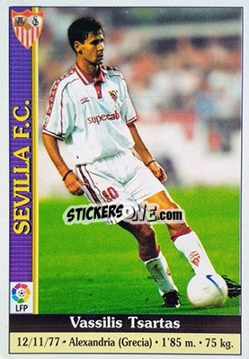 Sticker Tsartas - Las Fichas De La Liga 1999-2000 - Mundicromo