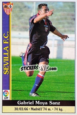 Sticker Moya - Las Fichas De La Liga 1999-2000 - Mundicromo