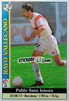 Sticker P. Sanz - Las Fichas De La Liga 1999-2000 n. 353 - Mundicromo