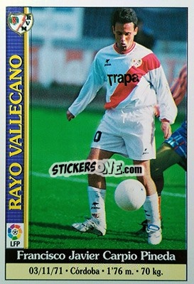 Sticker Pineda - Las Fichas De La Liga 1999-2000 - Mundicromo