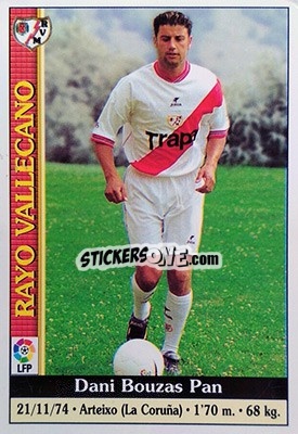 Cromo D. Bouzas - Las Fichas De La Liga 1999-2000 - Mundicromo