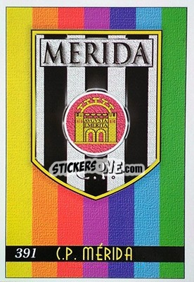 Cromo Mérida - Las Fichas De La Liga 1999-2000 - Mundicromo