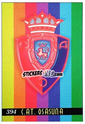 Sticker Osasuna - Las Fichas De La Liga 1999-2000 n. 394 - Mundicromo