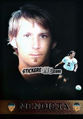 Sticker Mendieta - Las Fichas De La Liga 1999-2000 - Mundicromo