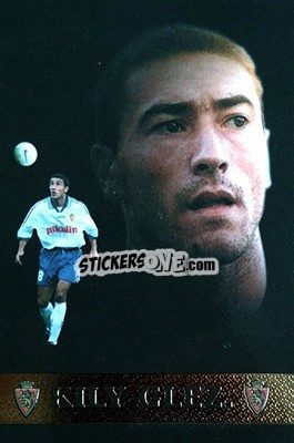 Sticker Kily Gonzalez - Las Fichas De La Liga 1999-2000 - Mundicromo