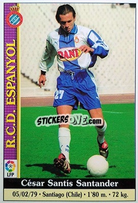 Sticker Santis - Las Fichas De La Liga 1999-2000 - Mundicromo