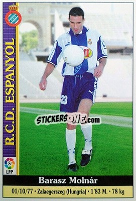 Sticker Molnar - Las Fichas De La Liga 1999-2000 - Mundicromo