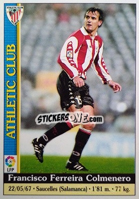Sticker Ferreira - Las Fichas De La Liga 1999-2000 - Mundicromo