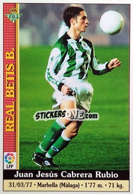 Sticker J. Jesús - Las Fichas De La Liga 1999-2000 - Mundicromo