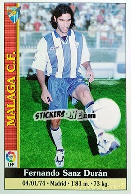 Cromo F.Sanz - Las Fichas De La Liga 1999-2000 - Mundicromo