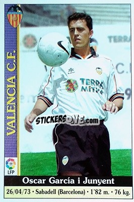 Cromo Oscar - Las Fichas De La Liga 1999-2000 - Mundicromo