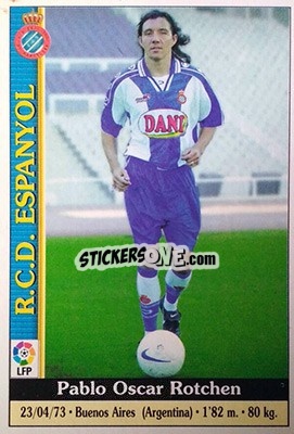 Figurina Rotchen - Las Fichas De La Liga 1999-2000 - Mundicromo