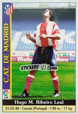 Sticker Hugo Leal - Las Fichas De La Liga 1999-2000 - Mundicromo