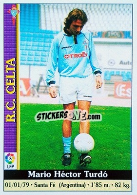 Sticker Turdó - Las Fichas De La Liga 1999-2000 - Mundicromo