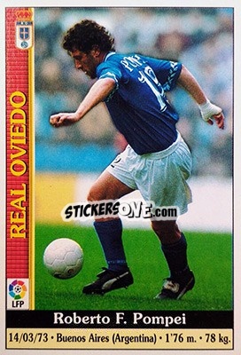 Cromo Pompei - Las Fichas De La Liga 1999-2000 - Mundicromo