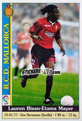 Cromo Lauren - Las Fichas De La Liga 1999-2000 - Mundicromo