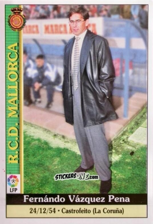 Figurina Fernando Vazquez - Las Fichas De La Liga 1999-2000 n. 540 - Mundicromo