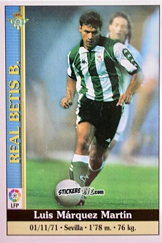 Cromo Márquez - Las Fichas De La Liga 1999-2000 n. 543 - Mundicromo