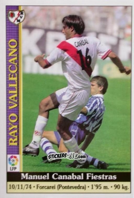 Figurina Canabal - Las Fichas De La Liga 1999-2000 n. 545 - Mundicromo