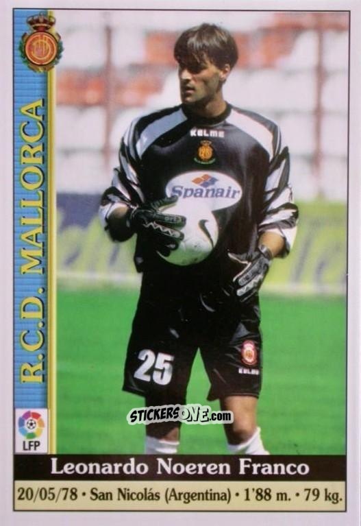 Figurina Leo Franco - Las Fichas De La Liga 1999-2000 n. 555 - Mundicromo