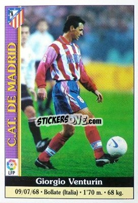 Sticker Venturin - Las Fichas De La Liga 1999-2000 - Mundicromo