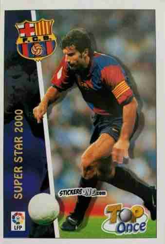 Figurina Figo - Las Fichas De La Liga 1999-2000 n. 577 - Mundicromo