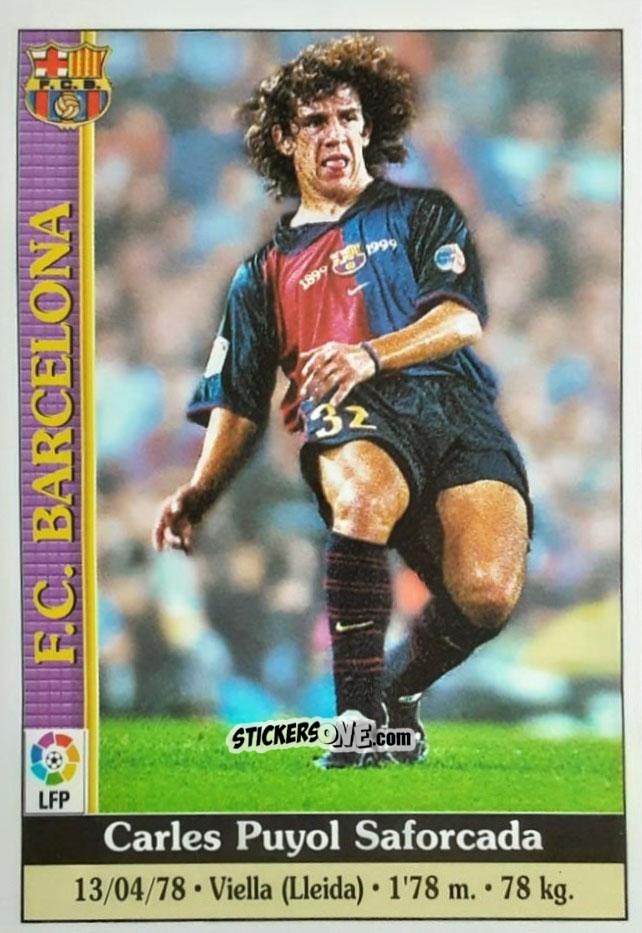 Cromo Puyol - Las Fichas De La Liga 1999-2000 n. 584 - Mundicromo