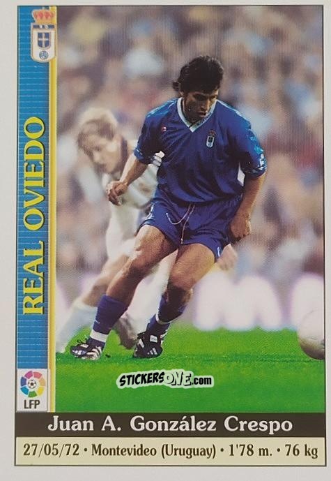 Sticker Juan Gonzalez - Las Fichas De La Liga 1999-2000 n. 591 - Mundicromo