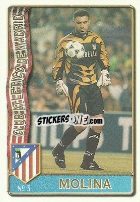 Sticker Molina - Las Fichas De La Liga 1996-1997 - Mundicromo