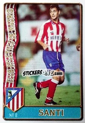 Cromo Santi - Las Fichas De La Liga 1996-1997 - Mundicromo