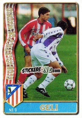 Cromo Geli - Las Fichas De La Liga 1996-1997 - Mundicromo