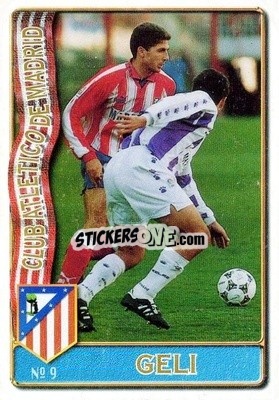 Cromo Geli - Las Fichas De La Liga 1996-1997 n. 9 - Mundicromo