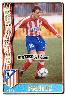 Cromo Pantic - Las Fichas De La Liga 1996-1997 - Mundicromo