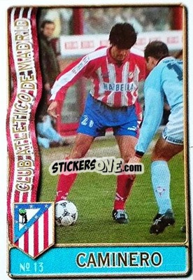 Sticker Caminero - Las Fichas De La Liga 1996-1997 - Mundicromo