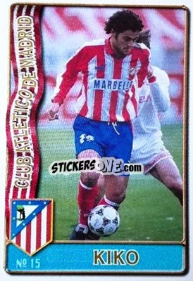 Sticker Kiko - Las Fichas De La Liga 1996-1997 - Mundicromo
