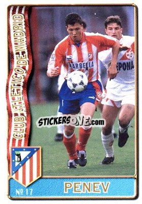 Sticker Penev - Las Fichas De La Liga 1996-1997 n. 17a - Mundicromo