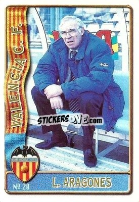 Sticker Aragonés - Las Fichas De La Liga 1996-1997 - Mundicromo