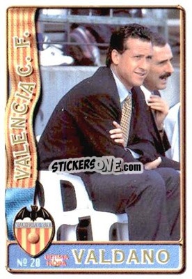 Cromo Valdano - Las Fichas De La Liga 1996-1997 n. 20a - Mundicromo